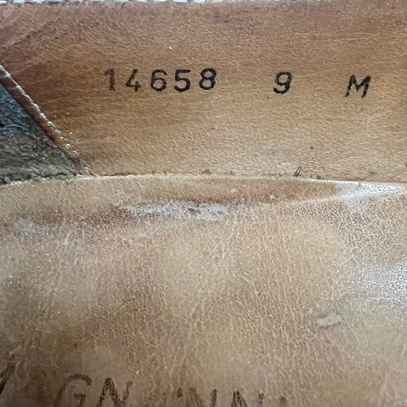 Magnanni Brown Leather Classic Penny Loafer Slip On Shoes Men’s Size 9 M 14658 - Picture 13 of 16